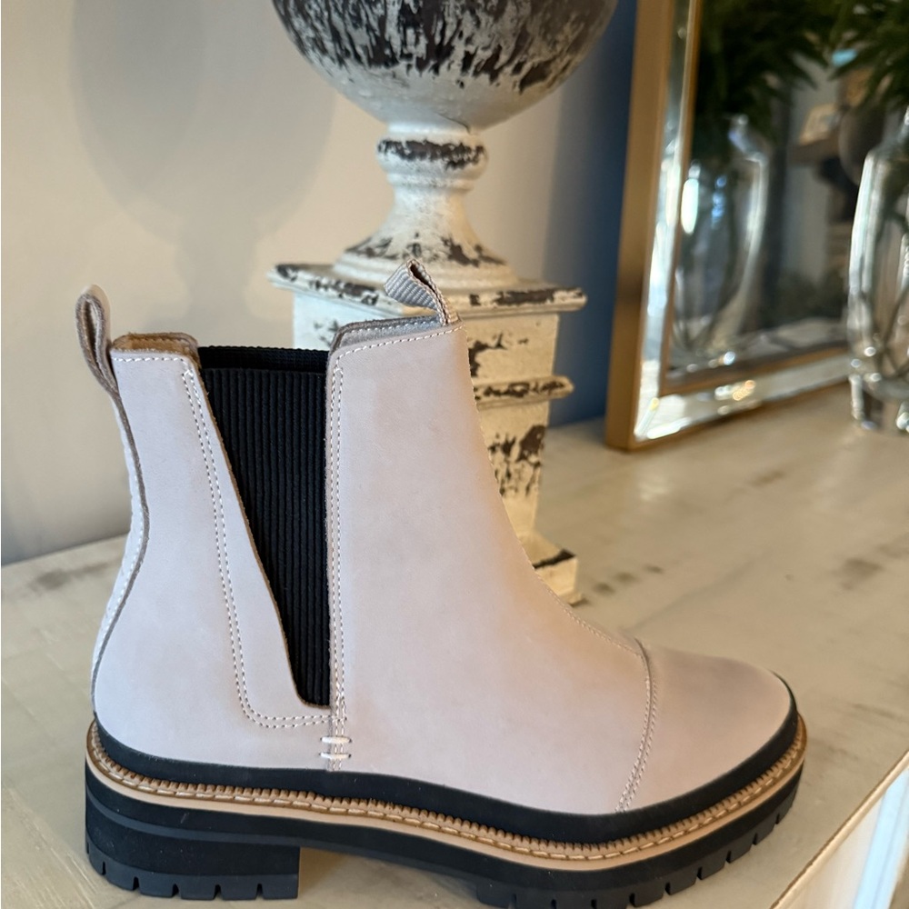 Toms Women's Chelsea Boots - Mushroom and Black